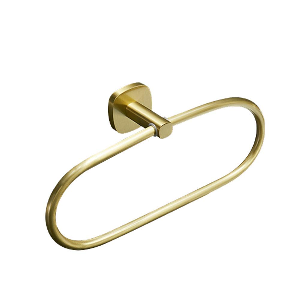 JvFbjLF Towel Ring Punch Towel Rack Bathroom Towel Ring Wall-mounted Towel Ring Towel Rack