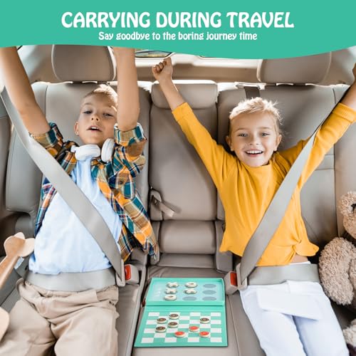 Nashrio TOY-02 Checkers Board Game For Kids 4-12 thumb #3
