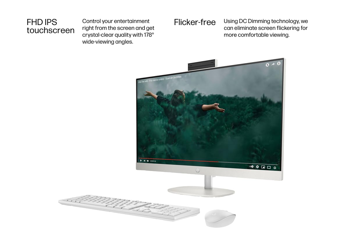 Amazon.com: HP 27 inch All-in-One Desktop PC, FHD