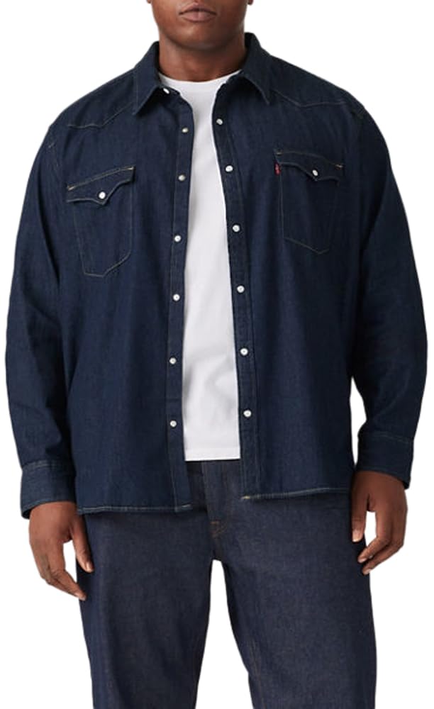 Levi's Big & Tall Classic Western Camicia Button Down Uomo
