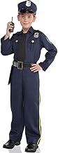 Navy Blue Police Officer Costume Set - Essential Pretend Play Set for Future Defenders