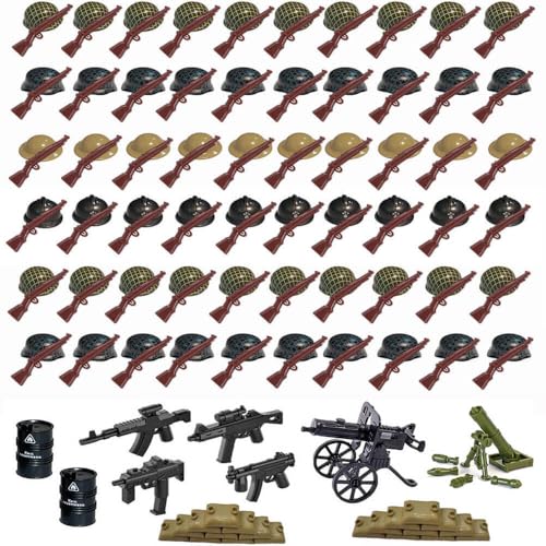 WW2 Soldiers Army Men Action Figures, Military Toy Building Sets Compatible with Baseplates, Soldier Figures Toys for 5 6 7 8 Year Old Boy Gifts...