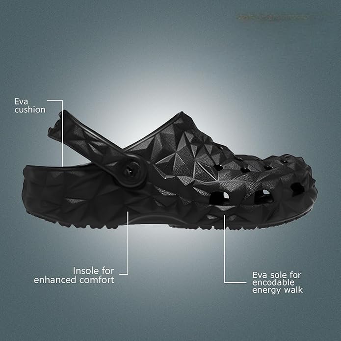 Image of Richmen Clogs for Men | Adjustable Back Strap Stylish Non-Slip Walking Casual Sandals | Waterproof & Everyday Mules Flip-Flop for Men's & Boy's