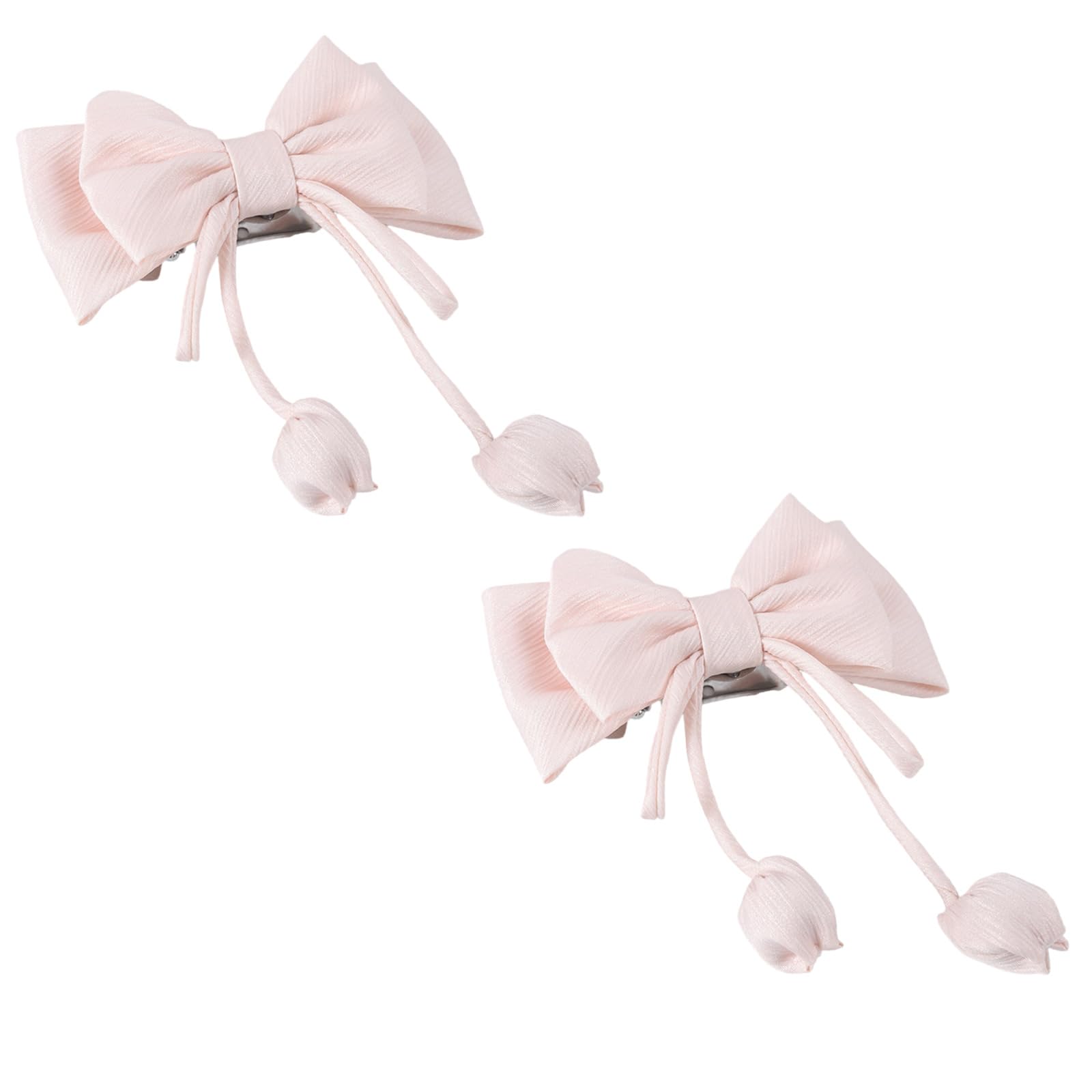 Elnwnnkc Apricot 2 Piece Elegant Rose Bowknot Curtain Tiebacks Window Drapery Holdbacks Buckles Home Window Decors Accessories Curtain Accessories