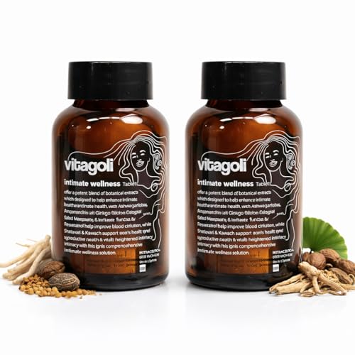 Image of Intimate Wellness Tablets for Women | Enhances Desire, Stamina & Mood | With Ashwagandha, Shatavari, Ginseng, Resveratrol, Kesar, Jaiphala & Other Plant Extracts |60 count (Pack of 2) Tablets