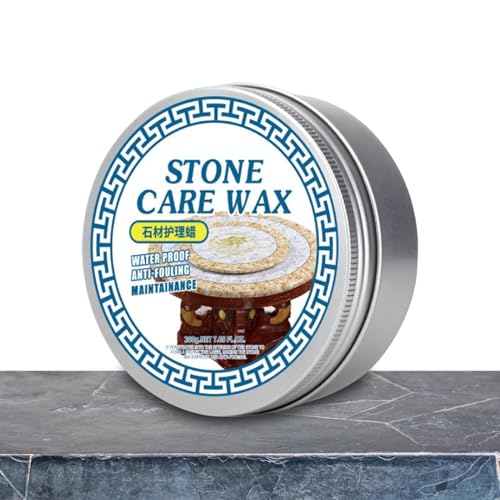 Beeswax Polish - 200g Stone Seasoning Beeswax Furniture Polish | Restoration Care Beeswax | Stone Polish Protection Suitable for Marble Furniture, Ceramic Tiles, Stone Floor, Stone Walls