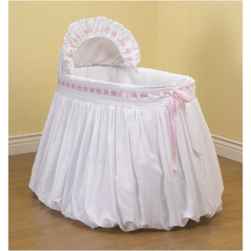 BabyDoll Pretty Ribbon Liner/Skirt and Hood, Pink