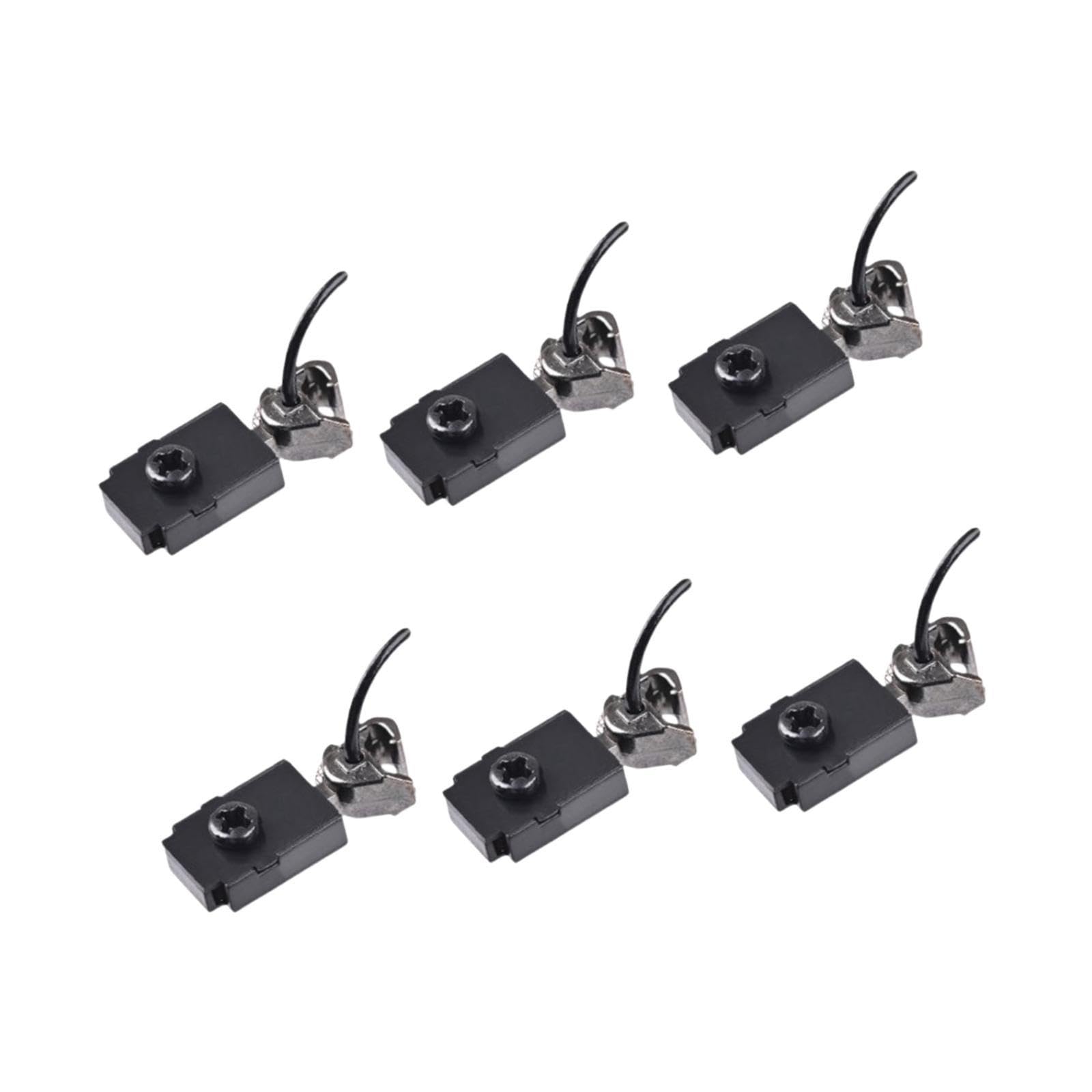 UGPLM 6Pcs Train Coupler Hook Box Scale Hook Model Railway Parts Hobby Train Accessory Train Hook for 1/87 DIY Modified, 87258