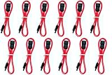 Aleratec SATA Data Cable, 20in - 12 Pack
