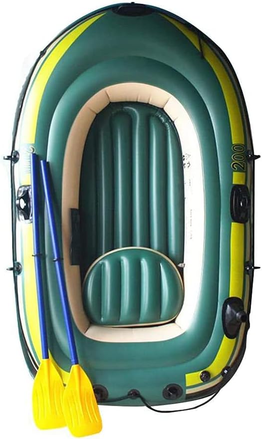 Bote Inflable Kayak 2/3 Personas Pesca PVC Doble Engrosado Plegable