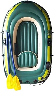 FBITE Inflatable Boat, Inflatable Kayak, 2/3-Person Heavy Duty Fishing Air Kayak Canoe, PVC Double Thickened Folding Wear-resistant Fishing Boat Kayak For Adults Fishing,2 people