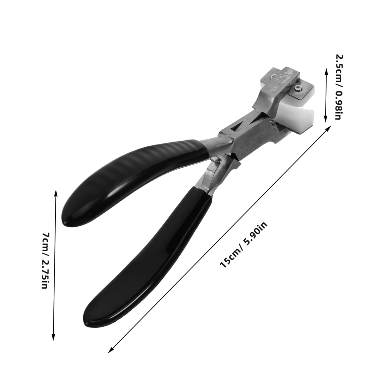 LALAFINA Stainless Steel Flat Nose Pliers with Tips for Jewelry Making Bead Wire Bending and Eyeglasses Adjustments Durable User Friendly Design for Crafting and Precision Tasks