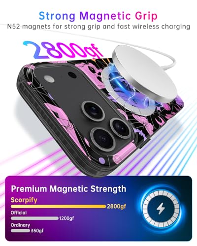 Coque magnétique antichoc iPhone 17 Pro protection MagSafe - 4