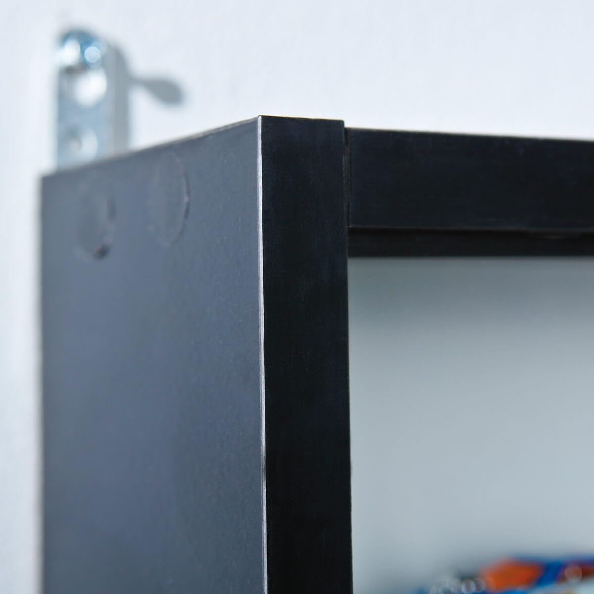 AltoBuy Collect N&B - Vitrine Murale 5 Compartiments Noire et Blanche