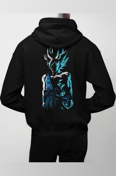 Goku Full Sleeves Hoodie for Men and Women | Dragon Ball Z Graphic Print Hoodie