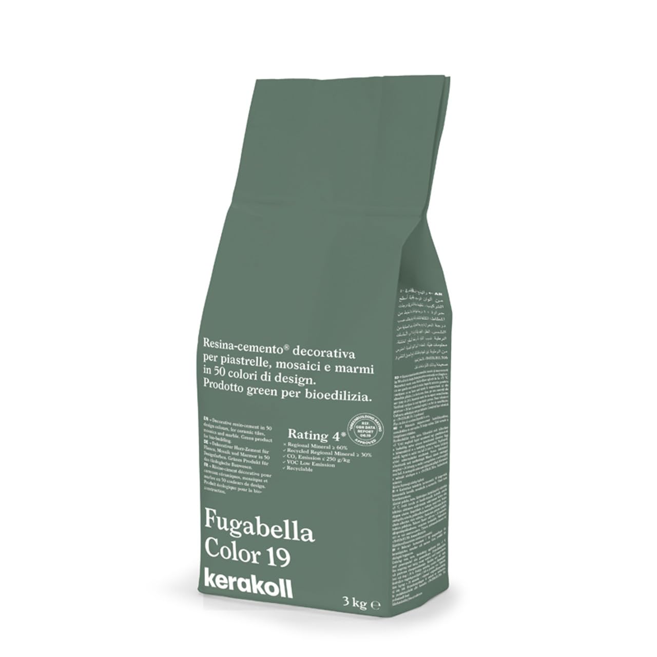 Kerakoll Fugabella Color Grout 3kg, 50 Colours (19, 3kg Bag)