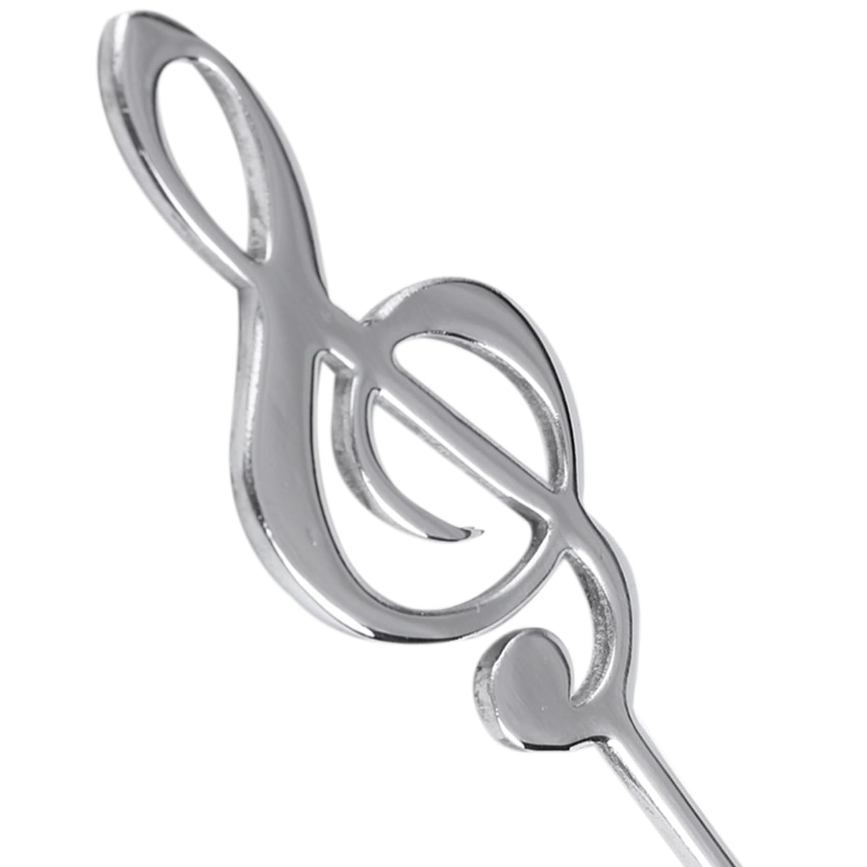 48 PièCes ThèMe de la Musique Mignonne Thé en Remuant CuillèRe CuillèRe à Café en Acier Inoxydable Note Forme Petite CrèMe GlacéE Dessert Scoop Flatware