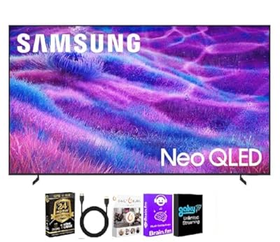Samsung 100 Inch Class Neo QLED QN80F 4K Vision AI Smart TV (2025) – Dolby Vision – HDR10+ – 120Hz – Wi-Fi 6E – Voice Remote – HDMI Cable + 24 Month CPS Warranty + Streaming Bundle
