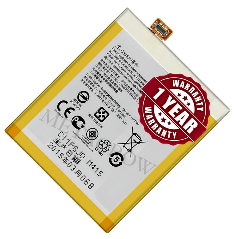 Image of Original C11P1324 Battery Compatible for Asus Zenfone 5 (T00J, T00J-D) - (2050mAh) - 1 Year Warranty JK1