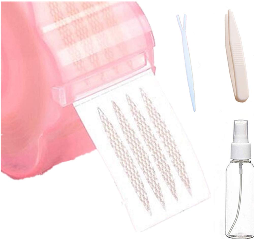 shenghang Eyelid Tape Invisible Eye Stickers Portable Breathable Natural Invisible Single Sided Double Eyelid Tape Self-Adhesive Eyelid Stickers Instant Eye Lift Strips With Y Fork (D)