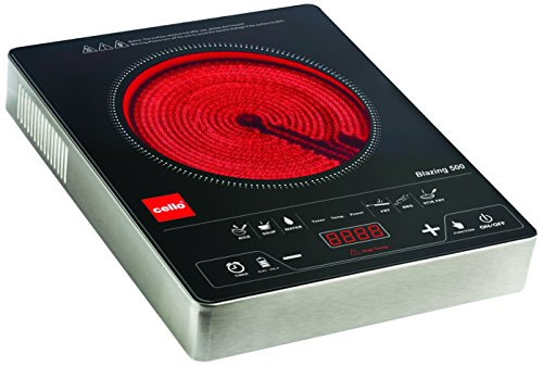 Image of Cello Blazing 500 2000-Watt Induction Cooker (Black) - Radiant