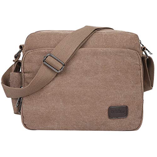 EGOGO Borse a Tracolla Uomo di Tela Borsa a Spalla...