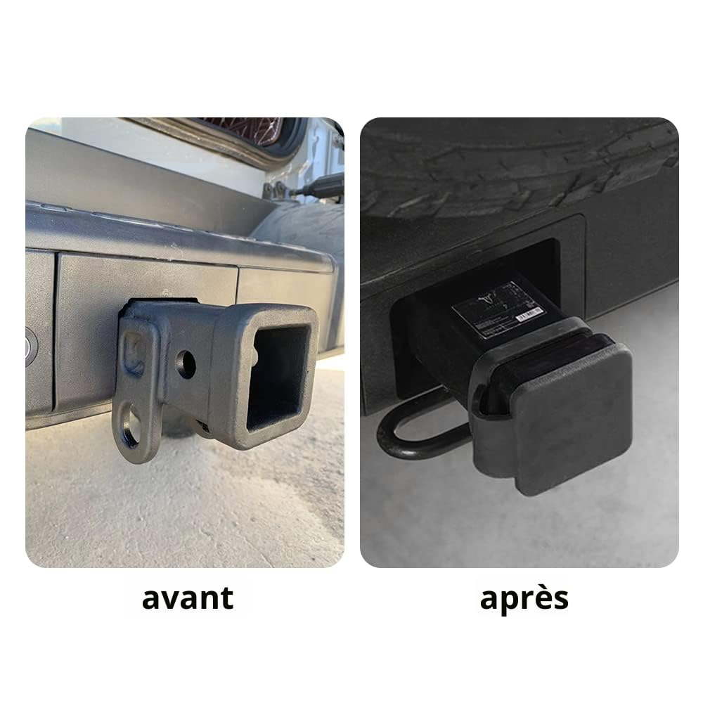 Cache D'attelage De Remorque Pour Récepteurs De 5,1 Cm, Pour