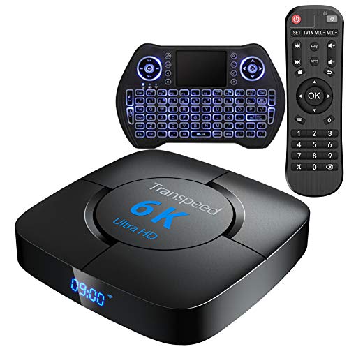 TV Box Android 10.0 2GB RAM 16GB ROM H616 Smart TV Box Set Top Box with Mini Keyboard USB 2.0 Ultra HD 4K 6K HDR Dual Band WiFi 2.4 5.8GHz BT4.1 Streaming Media Player