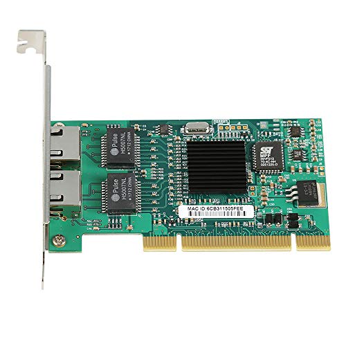ZEXMTE Gigabit Ethernet PCI Network Controller Card 10/100/1000Mbps Dual Port RJ45 Ethernet Adapter Converter for Desktop PC - Thumbnail 5