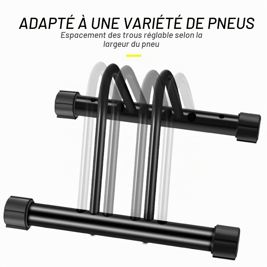 Support De Stationnement Pour Vélo 1pc, Outil De Stationnement Pour Vélo Fixé Au Sol Et Au Mur, Support De Vélo Autoportant Pour Parking
