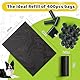AiQInu 225 Stück Hundekotbeutel, Kotbeutel für Hunde, Hunde Kotbeutel Rollen, Dog Poop Bags, Tragbar, Schwarz, Unparfümiert, Geeignet zum Ausgehen, 22 x 30 cm (15 Rollen, 15 pro Rolle)