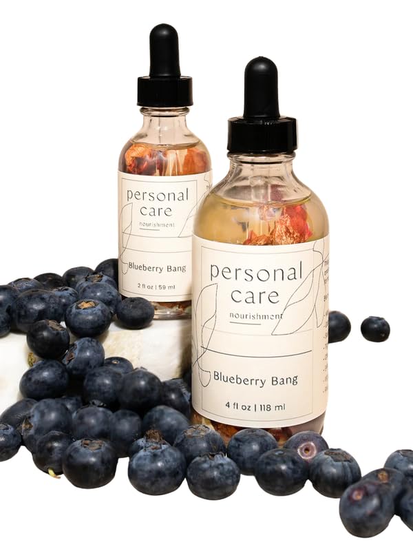 Blueberry Flavored Feminine Body Oil – Edible-Safe, Plant-Based Formula for Skin Hydration, Glow & Daily Nourishment (2 FL. OZ.)