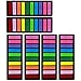 KICNIC Page Markers Sticky Index Tabs 1500 Pcs, Arrow Flag Tabs Colored Sticky Notes for Page Marker Bookmarks, 10 Colors, Stick Securely, Remove Cleanly