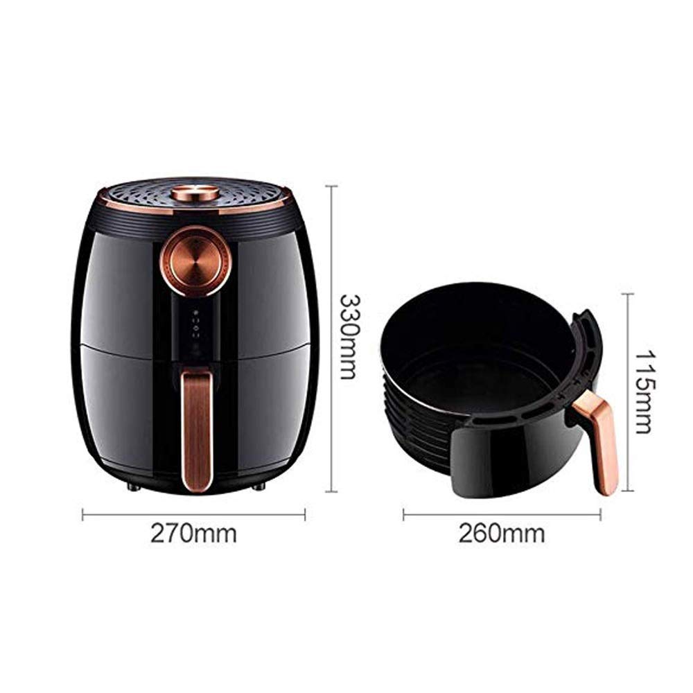 Friggitrice ad aria multifunzionale, forno friggitrice ad aria calda, con funzioni di frittura ad aria regolabile, cottura al forno, cottura al forno e griglia, 33 * 27 cm necessari Beauty Comes