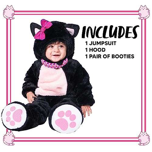 Disfraz de gato bebé para niñas Halloween miniatura 5