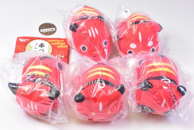 Amazon | 赤べこフレンズ ぬいぐるみ [全5種セット(フルコンプ