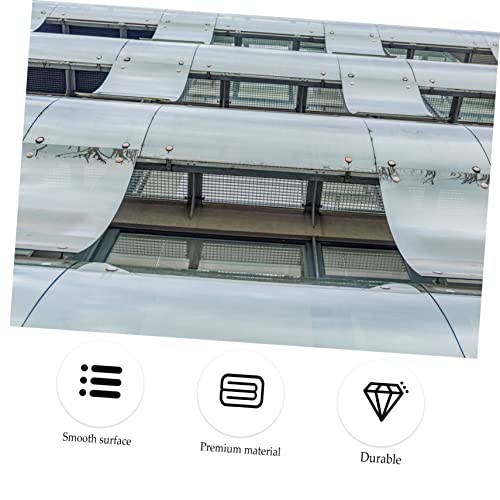 Image of Unomor 20pcs Advertising Pin Screws Hanging Sign Standoffs Hardware Wall Advertising Screw Nails Advertising Nail Picture Glass Nail Glass Standoff Nails Stainless Steel Silver