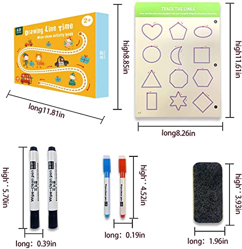2-7 Year Old Boys Girls Toys,Kids writing Books Toddler Activities Books for Toddler Age 2-7 Montessori Toys Educational Toys Birthday Gifts for 2-7 Year Old Kids Preschool Learning Toys for Toddlers Girls Age 2-7 5 51yG6OF847L
