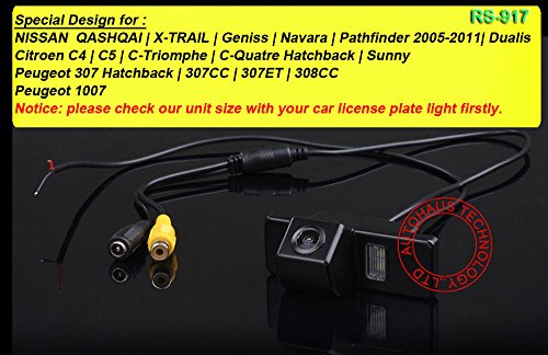 Image of Vehicle Backup Cameras, LED Night Vision Car Rearview Reverse Camera for Nissan Geniss Navara Dualis Citroen C4 C5 Sunny Peugeot 307