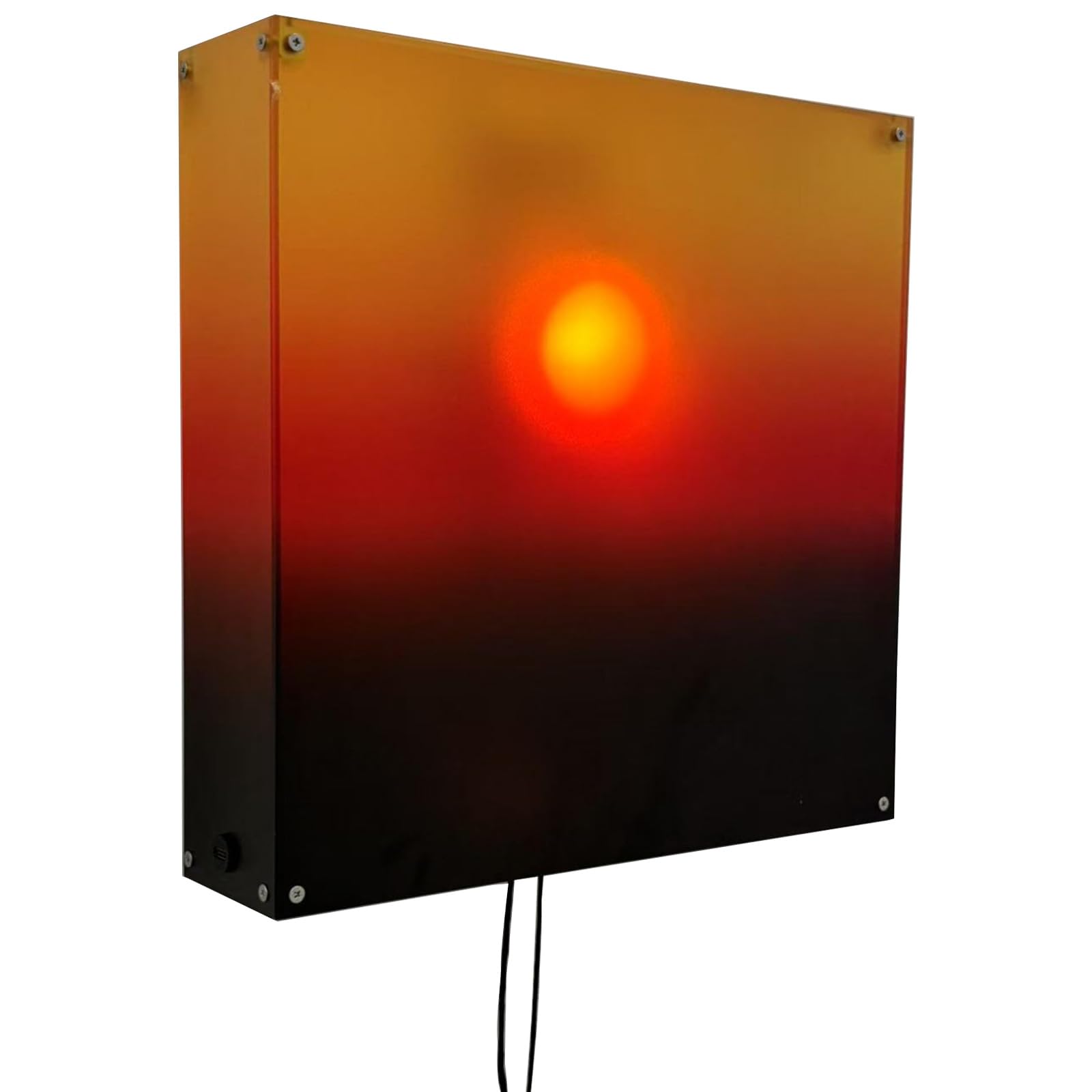 Hsioluted Dynamic Wall Mounted Sunlight Displaying Sunrises Sunset Hanging Lamp Customizable Ambiances in Modern Interior Acrylic Wall Light