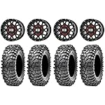 Bundle-9-Items-KS135-Grenade-Black-15-Wheels-32-Roxxzilla-396-Tires-4x156-Bolt-Pattern-12mmx125-Lug-kit