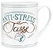 Produktbild GRUSS & CO Die Geschenkewelt 45398 XL Spruch Anti-Stress, Porzellan, in Geschenk-Verpackung, 60 cl Tasse, Mehrfarbig, 9.5 cm