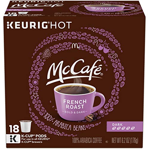 Image of McCafe French Dark Roast K-Cup Coffee Pods (18 Pods)