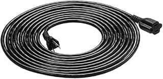 AmazonBasics Extension Cord Power Cable - 20 feet - US - Black