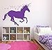 Naklejka ścienna Naklejka winylowa Cute Cartoon Jednorożec Dekoracyjna naklejka ścienna 89x56cm