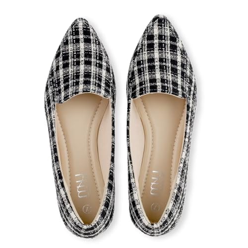 Women's Comfort MUSSHOE Memory Foam Pointed Toe Loafers