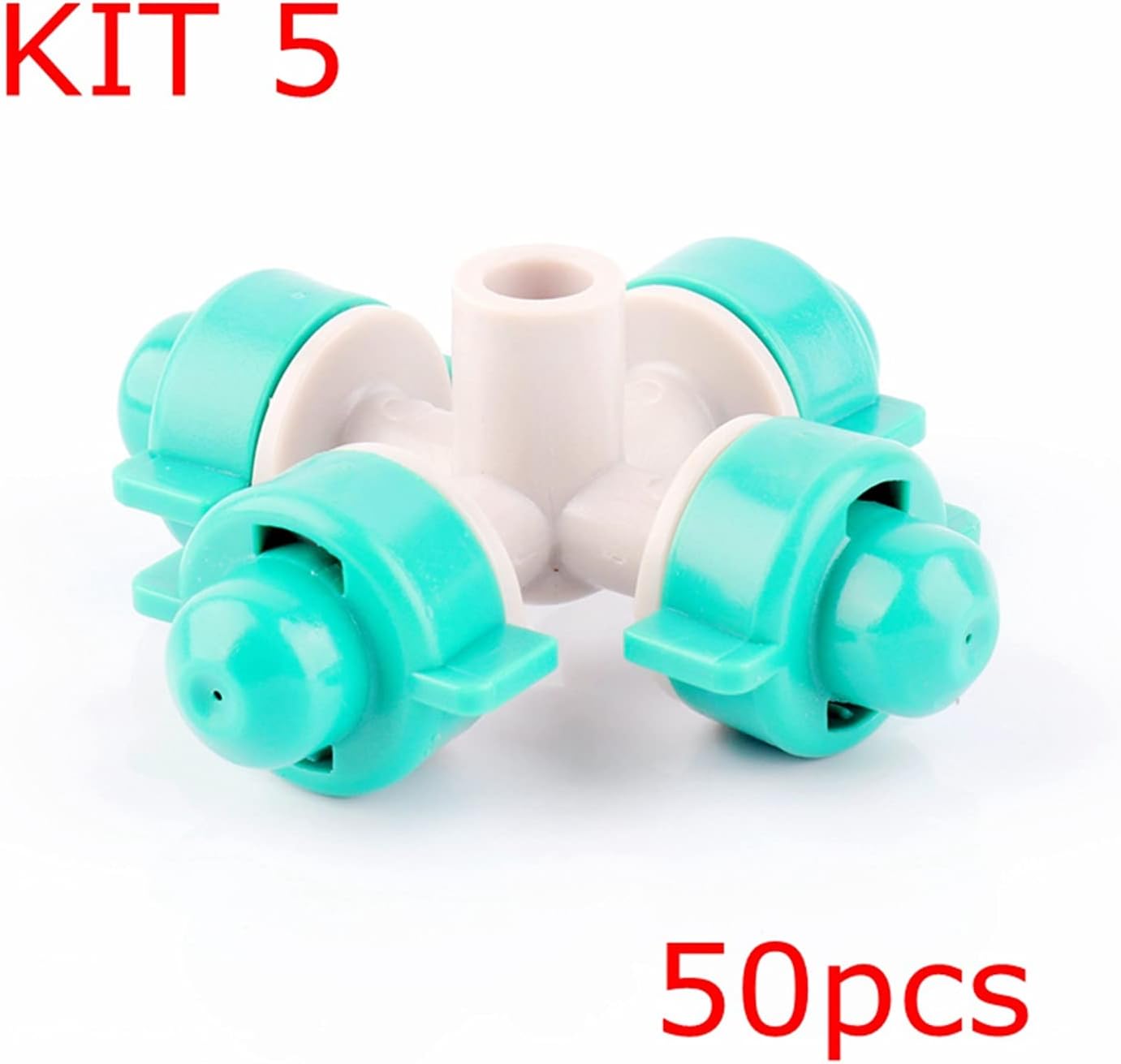 Gardening Irrigation Dripper Green Mist Cross Sprinkler Sprinkler Water Sprinkler Irrigation Sprinkler Lawn Agriculture (Color : 50pcs)