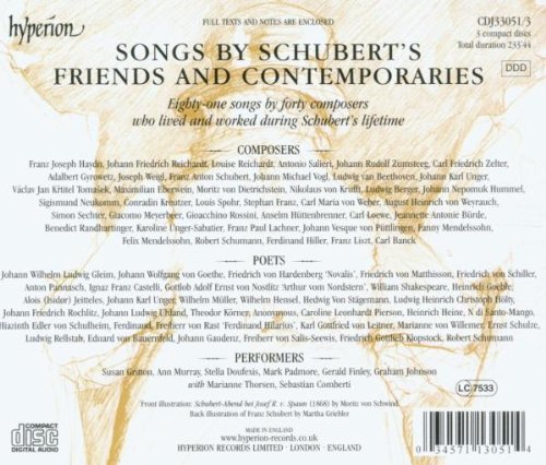 Schubert Ed.:Lieder di Amici/Contempor