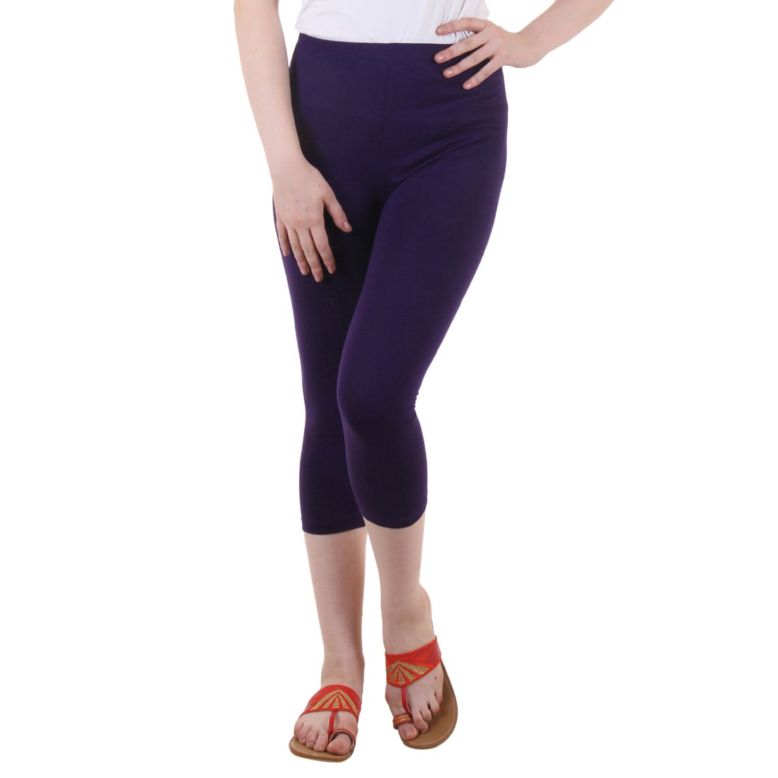 diaz Capri for Women Combo Pack of 1 Violet-picture-13
