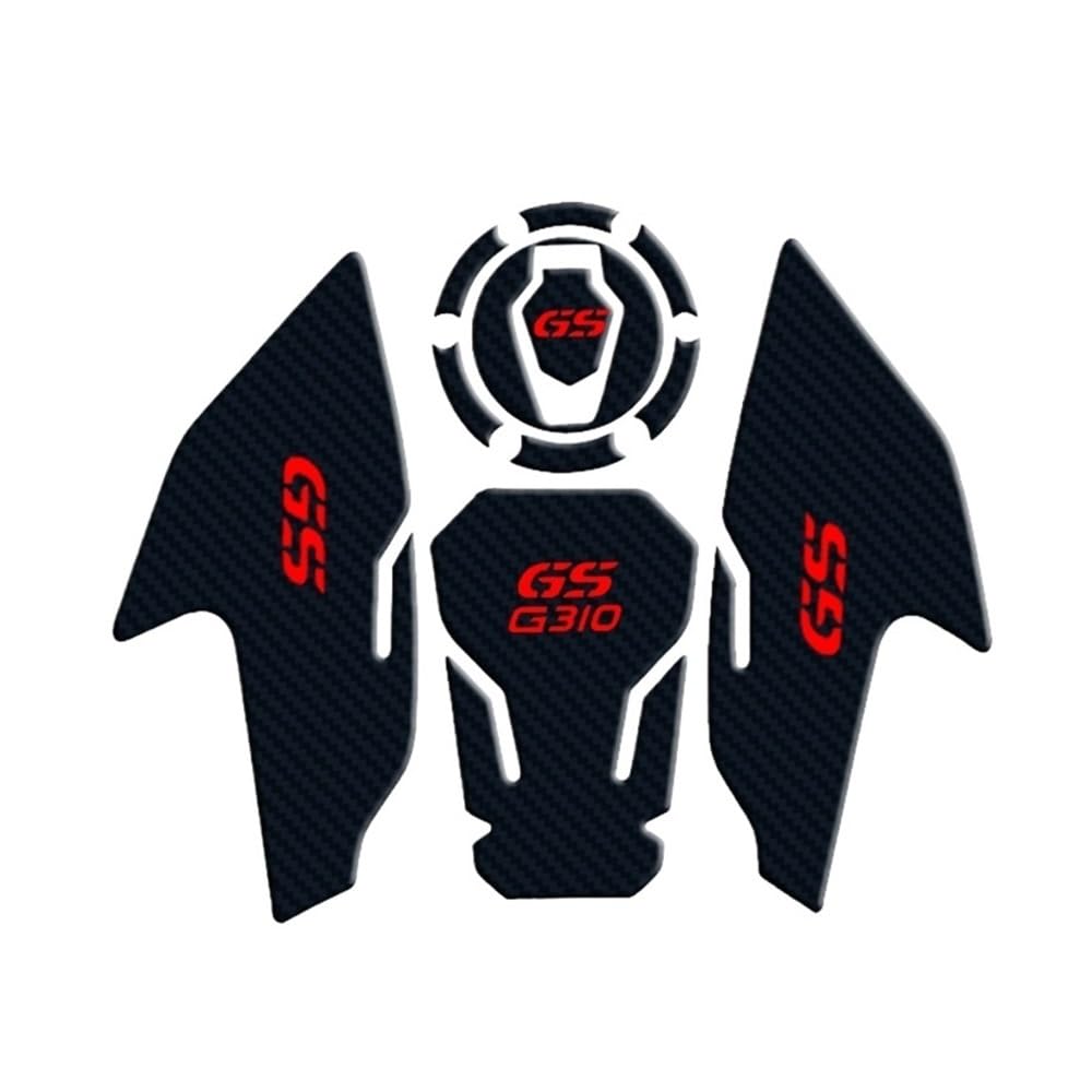 Fuel Tank Protector for G310Gs Motorbike Sticker Tank Pad Protector Carbon Fiber Decals Motorcycle
